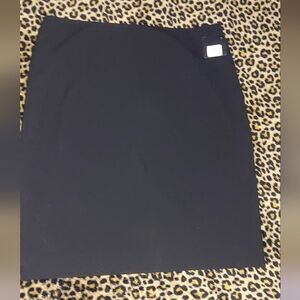 Nordstrom Classic Black Pencil Skirt